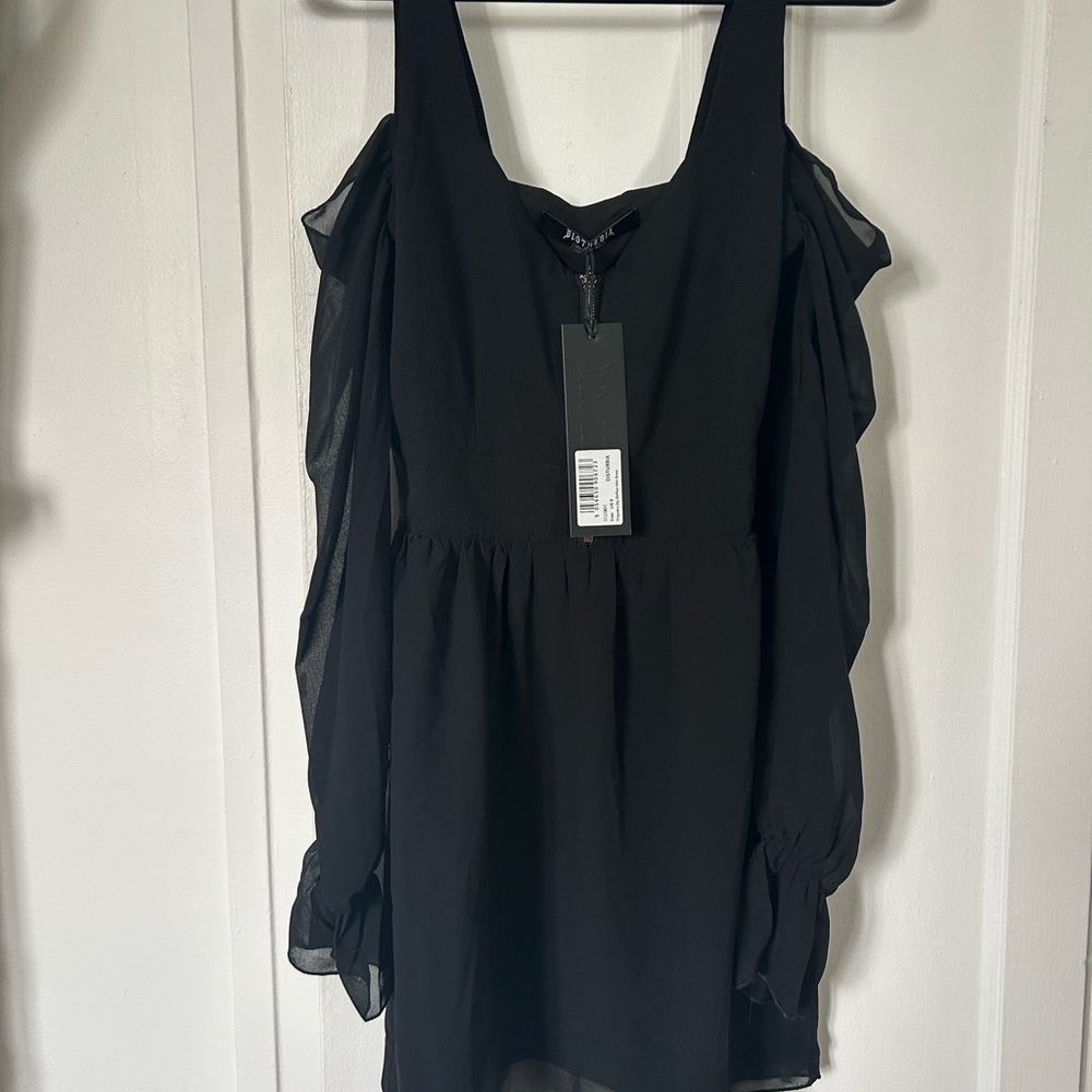 Disturbia Black Long Sleeve Dress